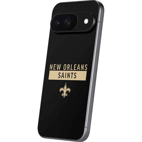 NFL New Orleans Saints Black Performance Series Google Pixel 9 Skin